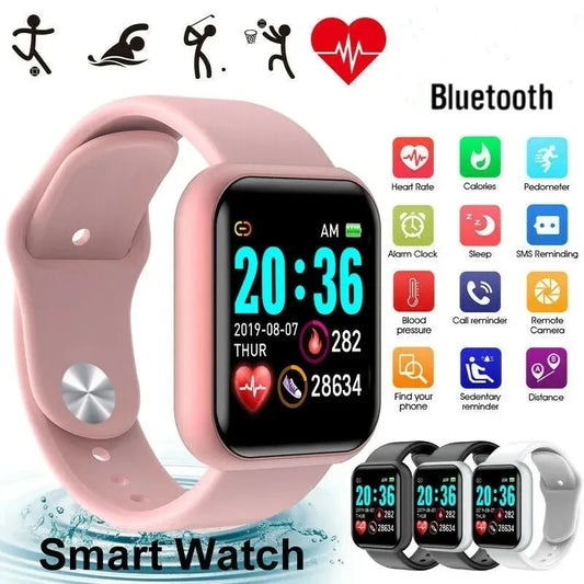 Smartwatch Deportivo con Bluetooth, Monitor de Salud y Notificaciones 📱⌚