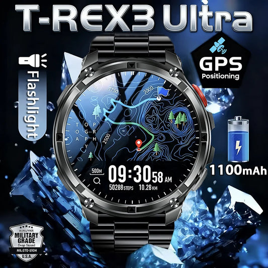 Nuevo Smartwatch T-Rex3 Ultra 2026 – Batería Extrema y Diseño Ultra Resistente 💪